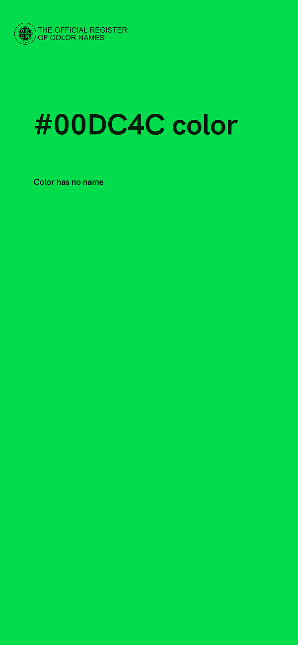 #00DC4C color image