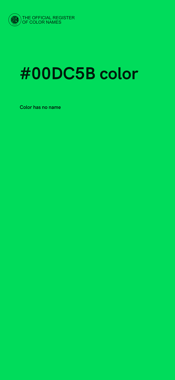 #00DC5B color image
