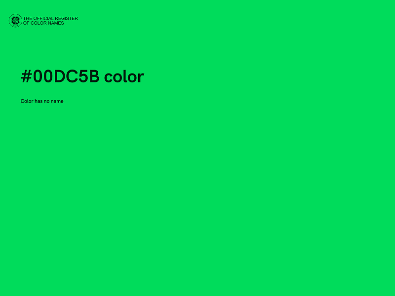 #00DC5B color image