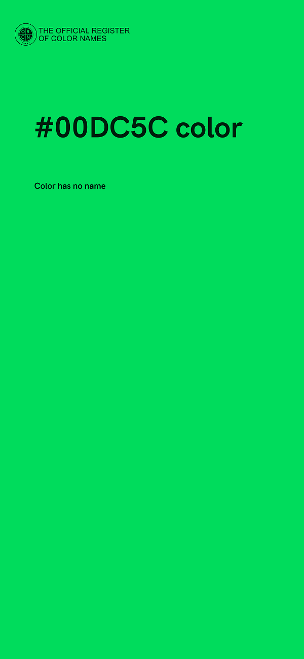 #00DC5C color image