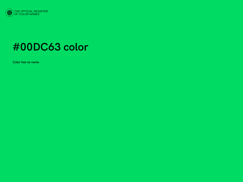 #00DC63 color image