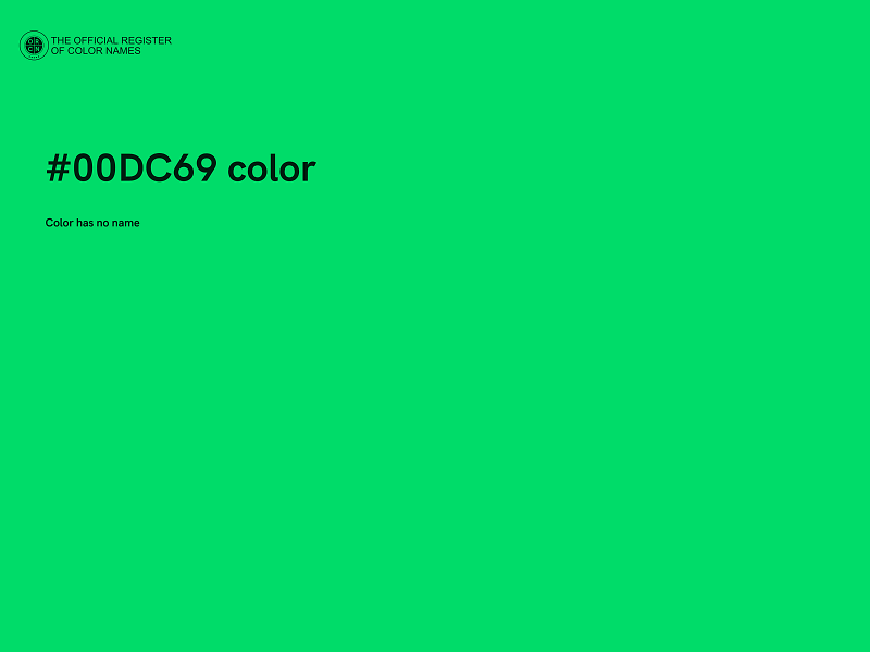 #00DC69 color image