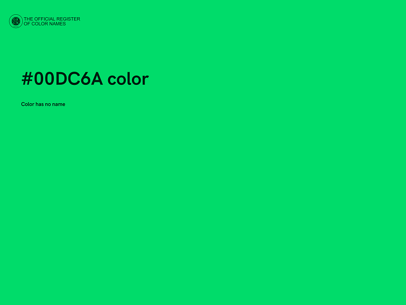 #00DC6A color image