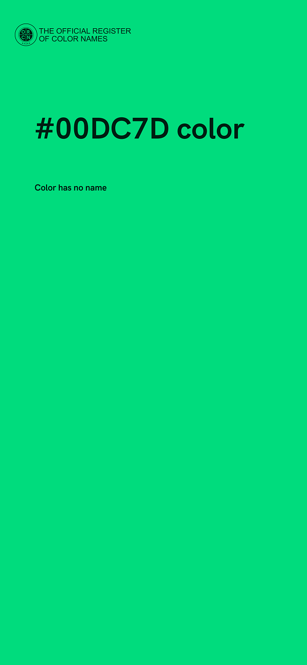 #00DC7D color image