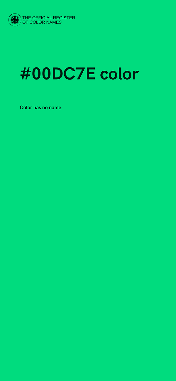 #00DC7E color image