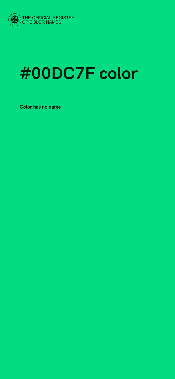 #00DC7F color image