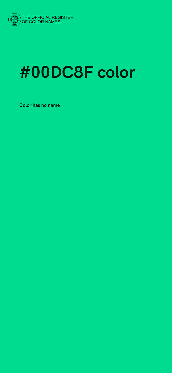 #00DC8F color image