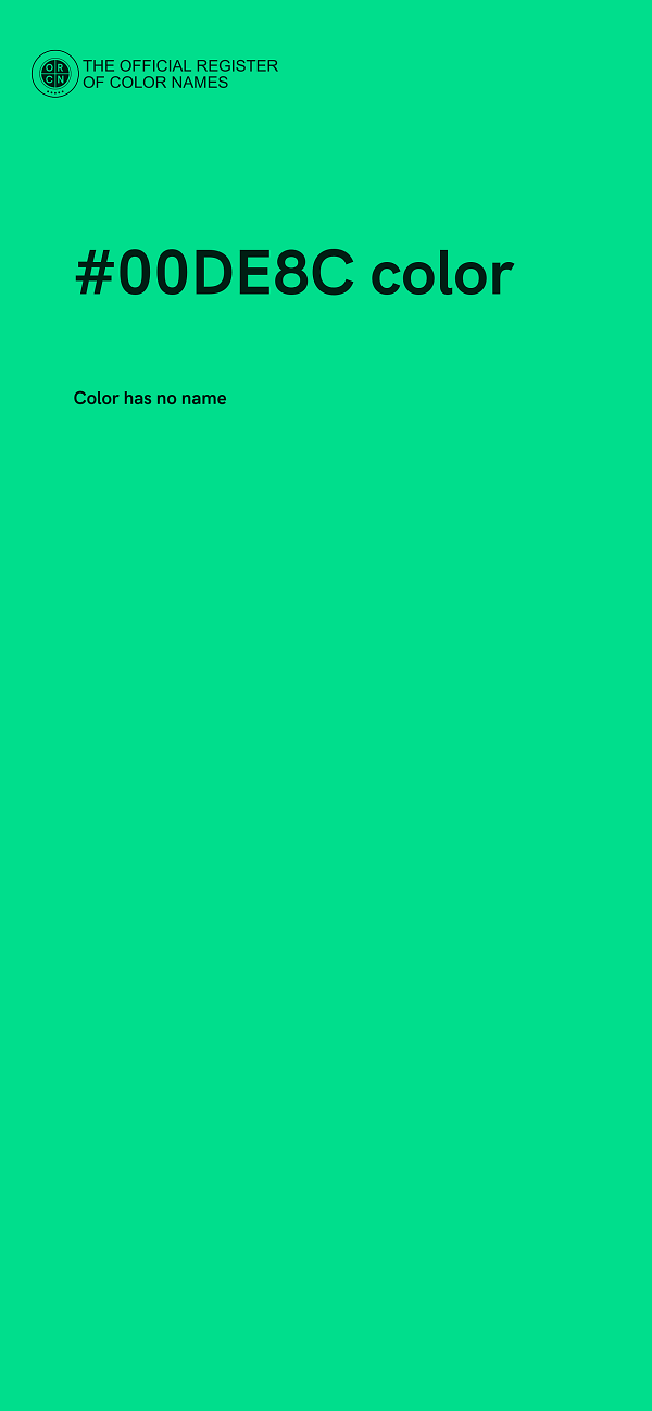 #00DE8C color image