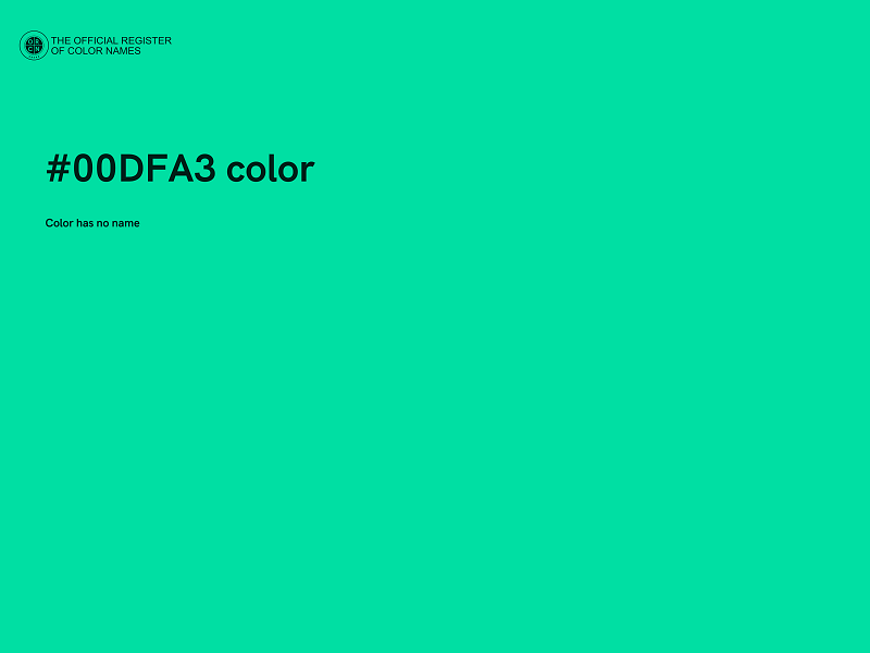 #00DFA3 color image