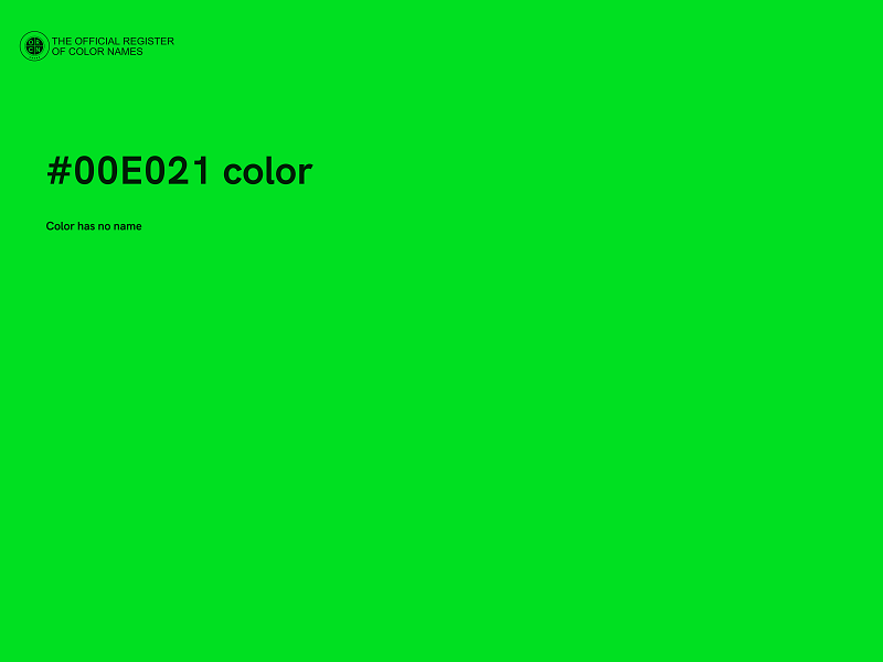 #00E021 color image