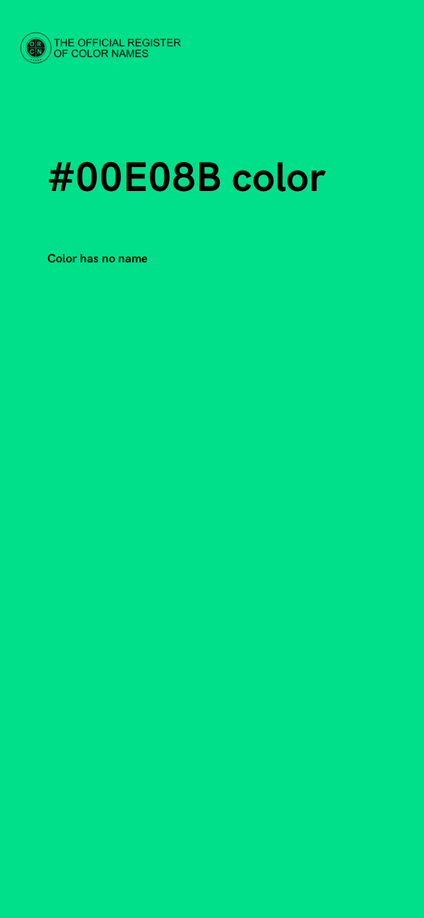#00E08B color image