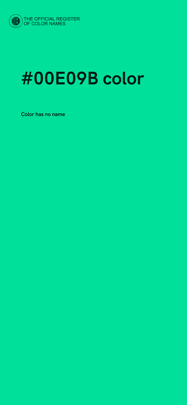 #00E09B color image