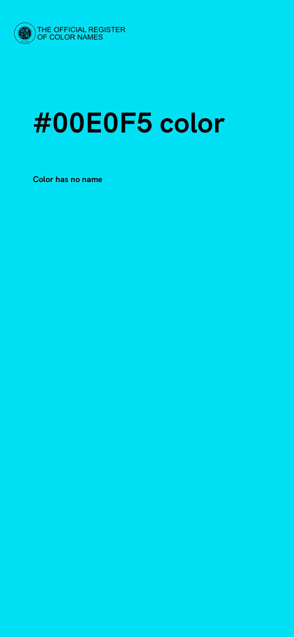 #00E0F5 color image