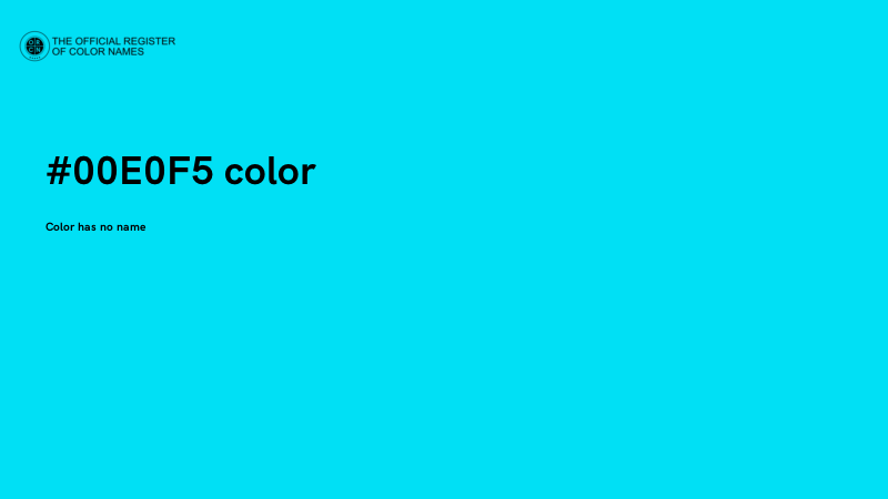 #00E0F5 color image