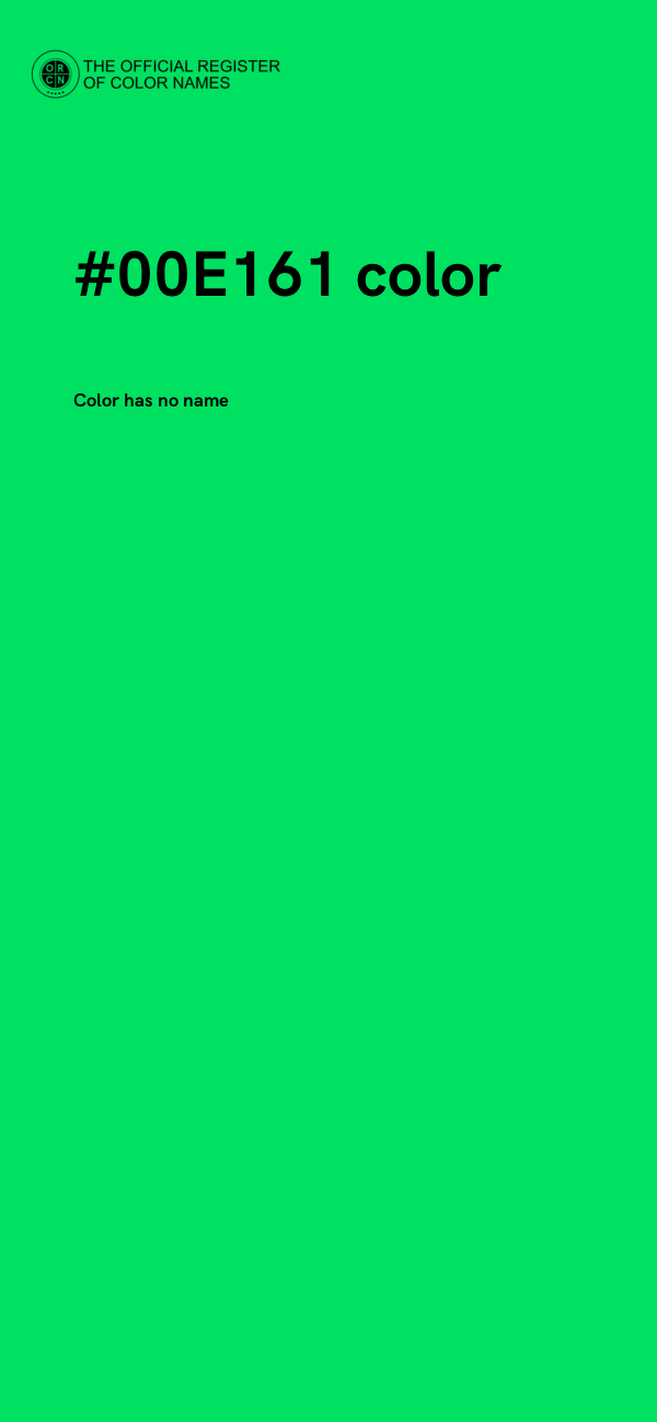 #00E161 color image
