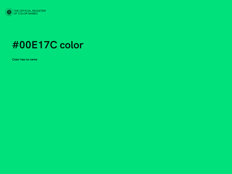 #00E17C color image