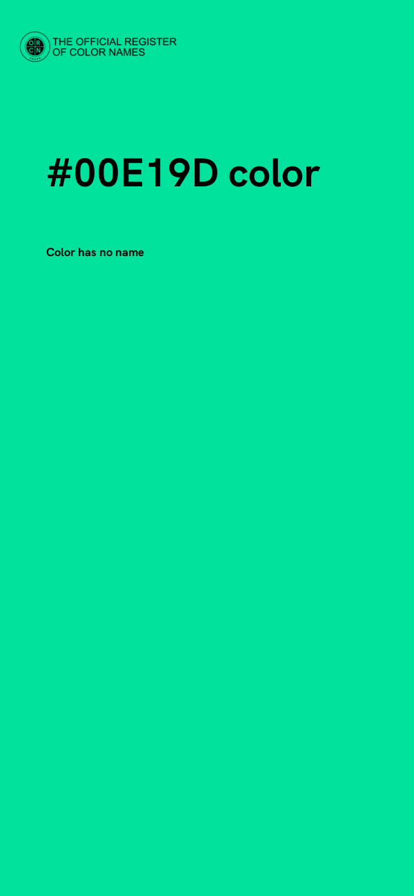 #00E19D color image