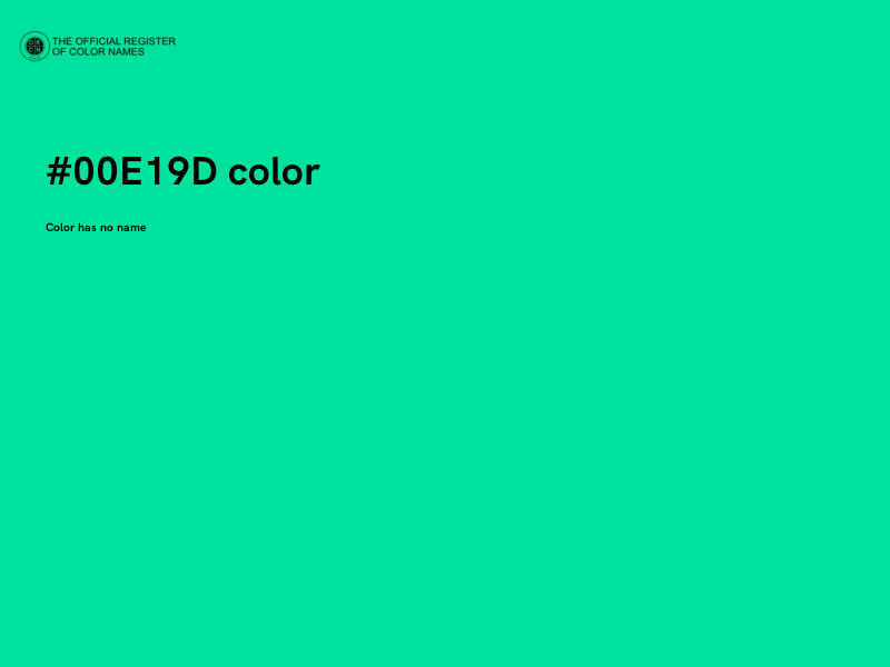 #00E19D color image
