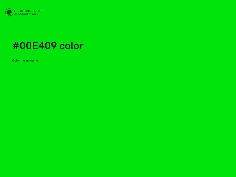 #00E409 color image