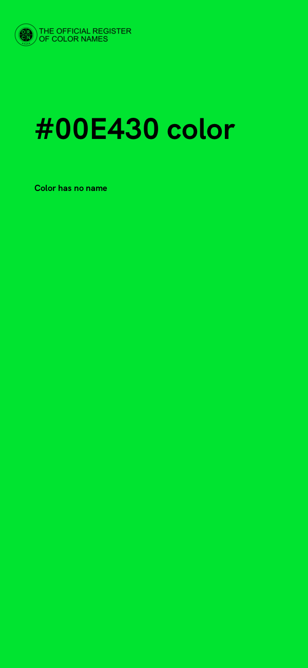 #00E430 color image