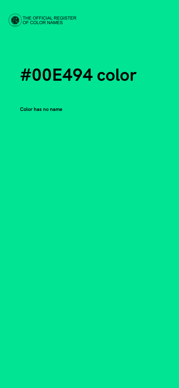 #00E494 color image