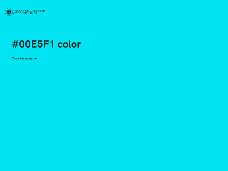 #00E5F1 color image