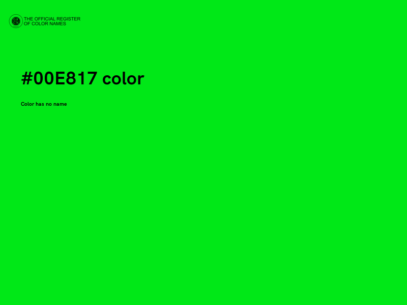 #00E817 color image