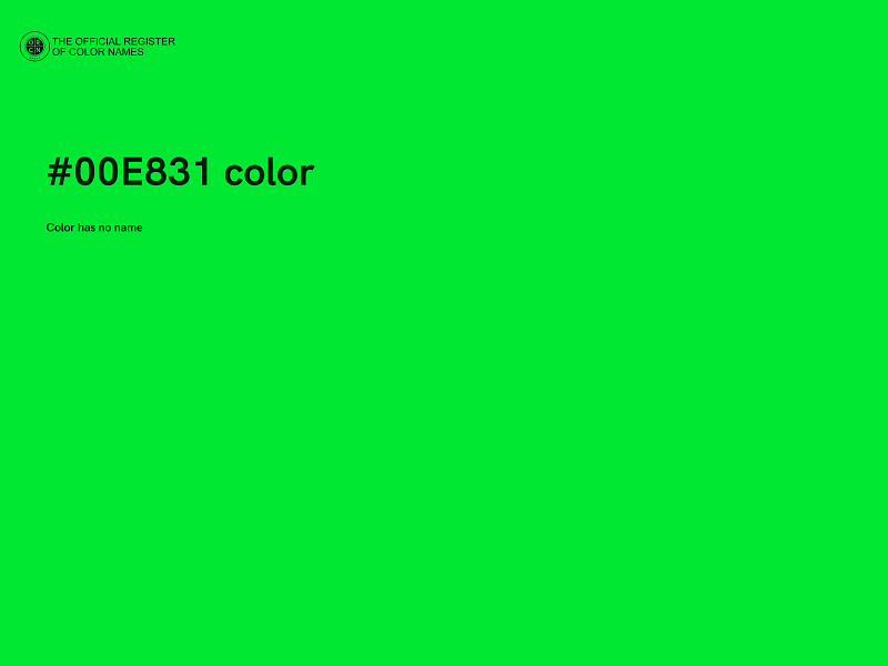 #00E831 color image