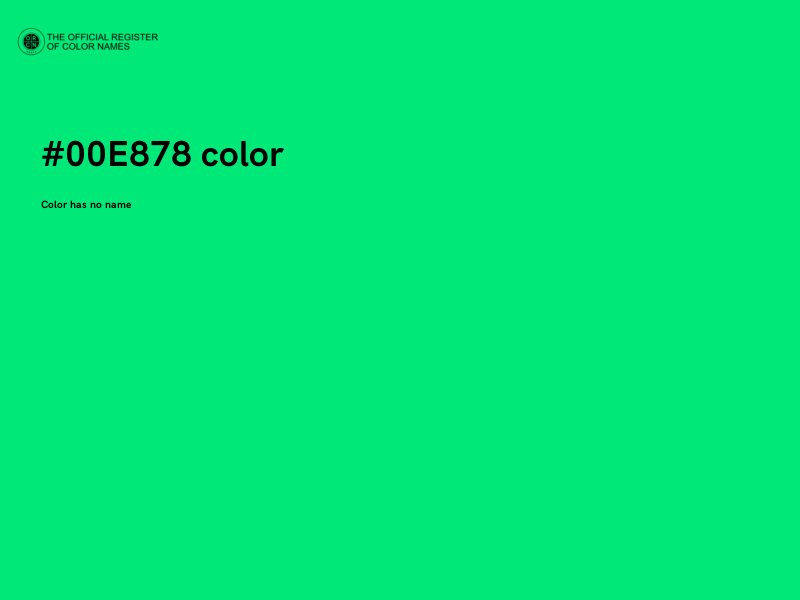 #00E878 color image