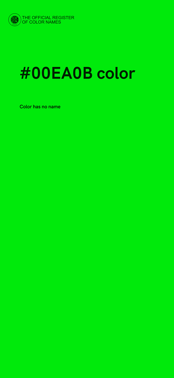 #00EA0B color image