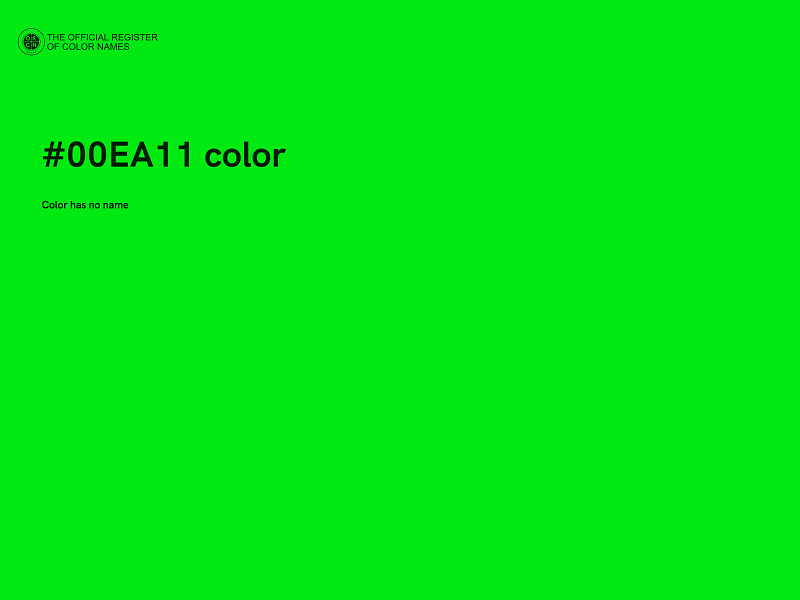 #00EA11 color image