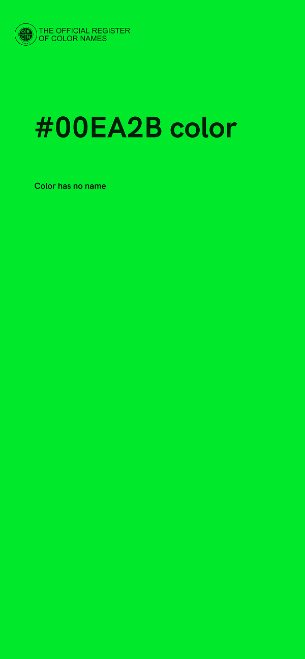 #00EA2B color image