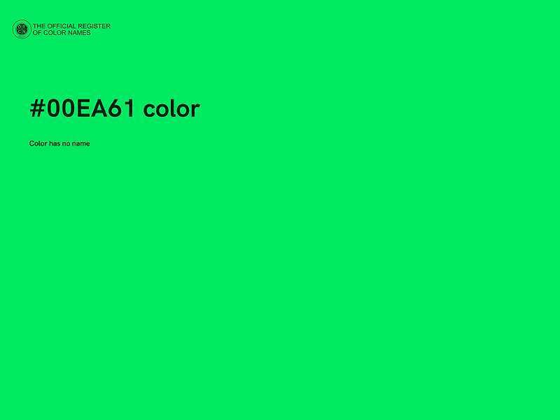 #00EA61 color image