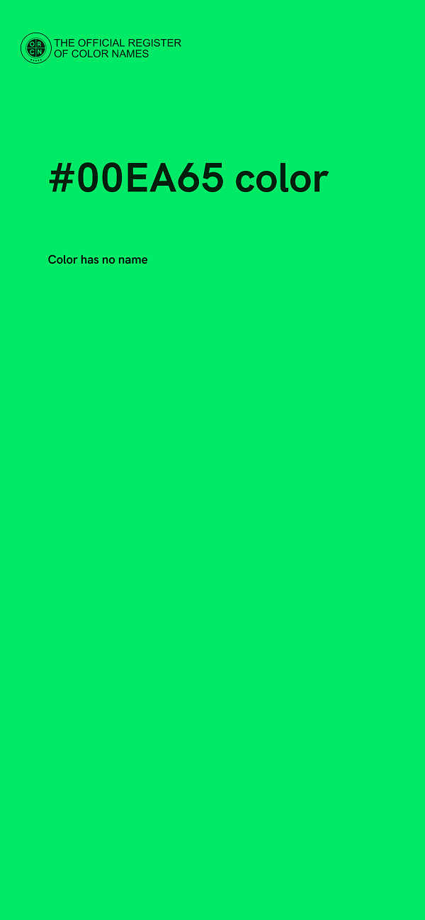 #00EA65 color image