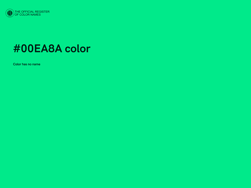 #00EA8A color image