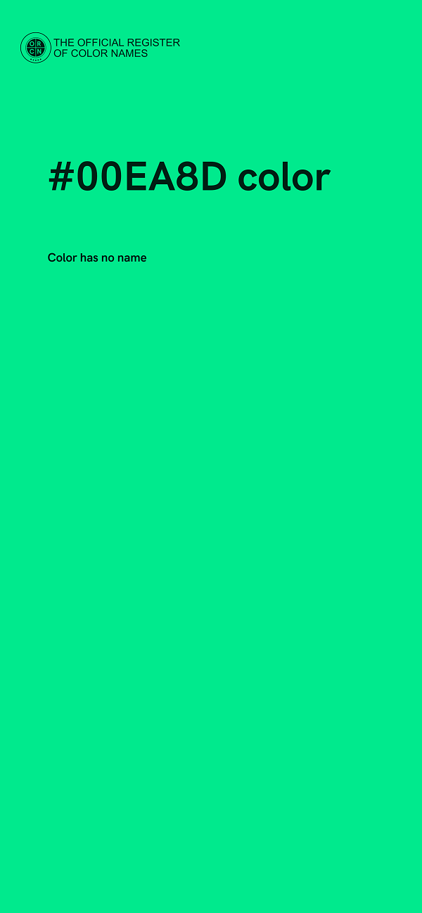 #00EA8D color image