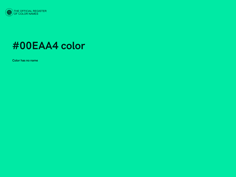 #00EAA4 color image