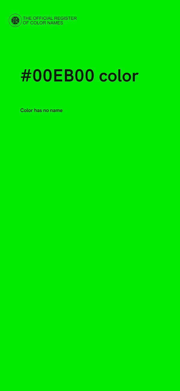 #00EB00 color image