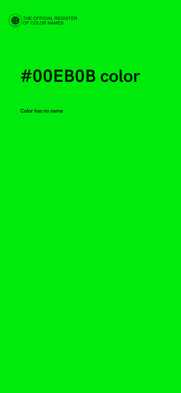 #00EB0B color image