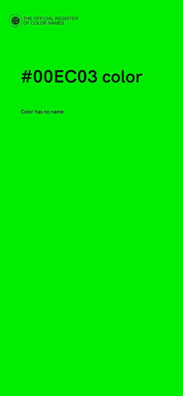 #00EC03 color image