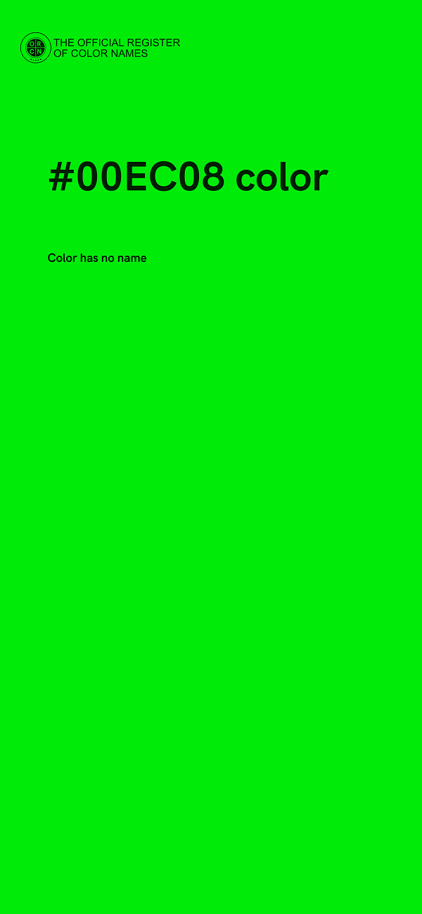 #00EC08 color image