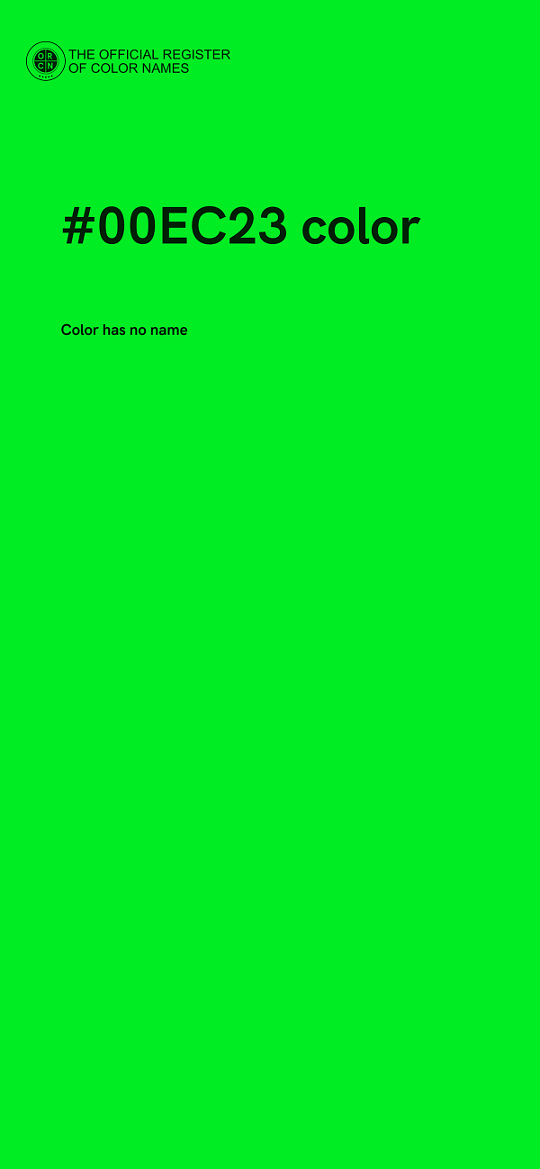 #00EC23 color image