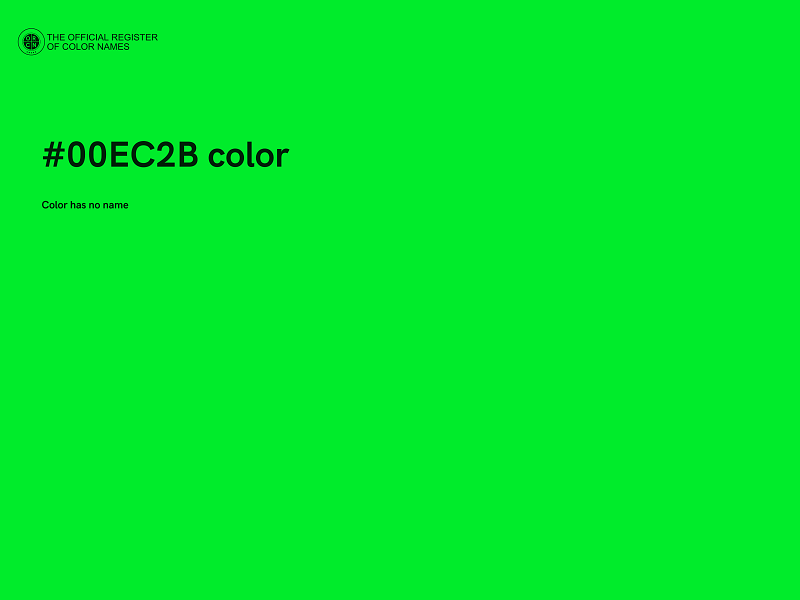 #00EC2B color image