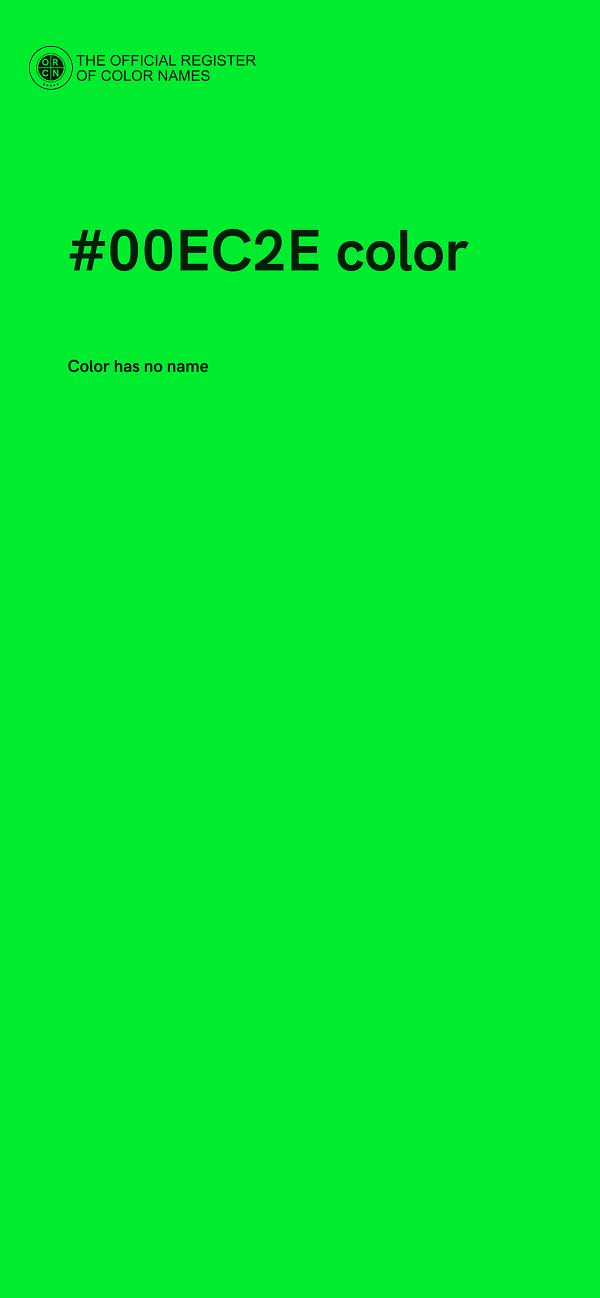 #00EC2E color image
