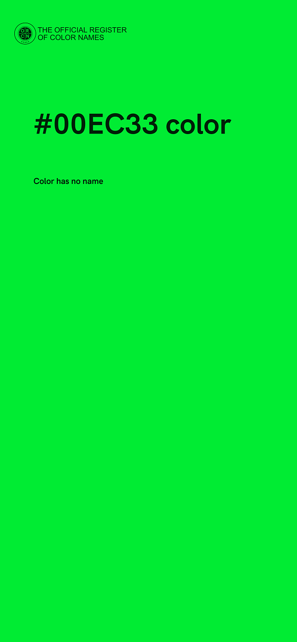 #00EC33 color image