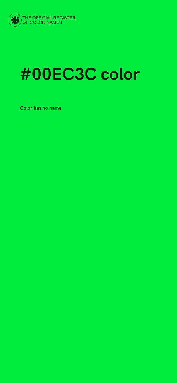 #00EC3C color image