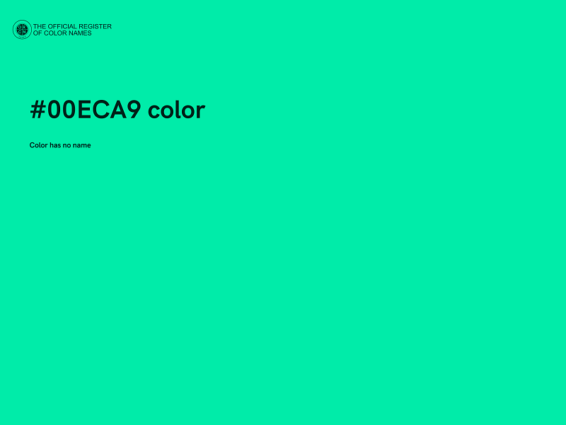 #00ECA9 color image