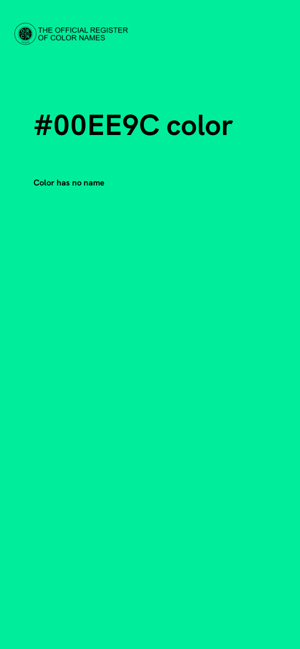 #00EE9C color image