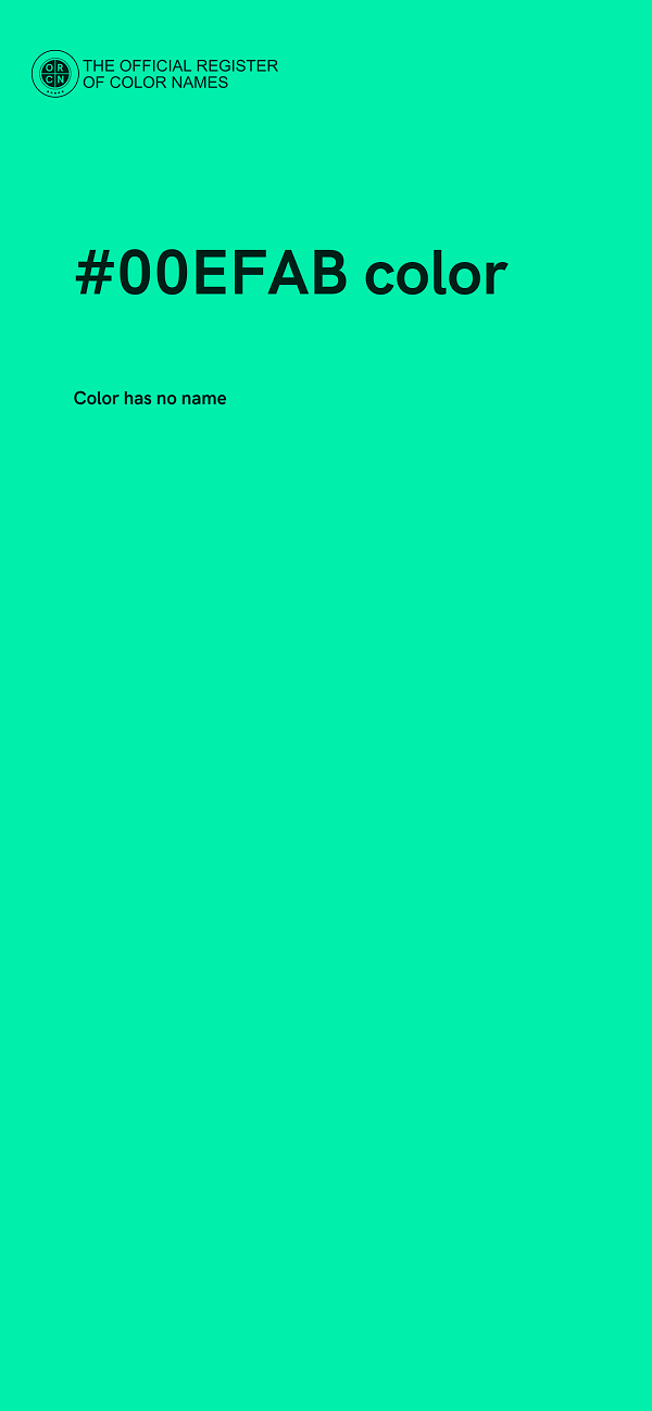 #00EFAB color image