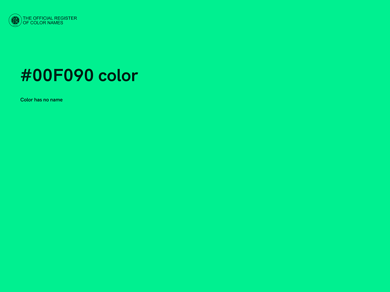 #00F090 color image